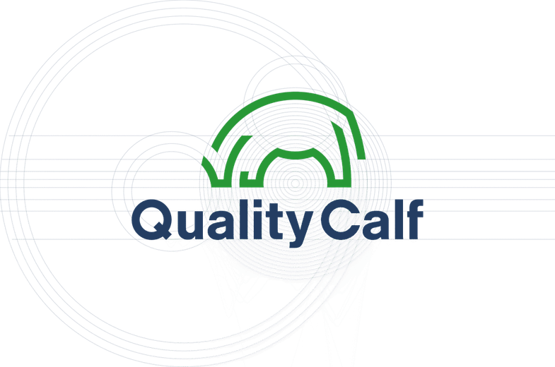 Quality Calf logo op grid