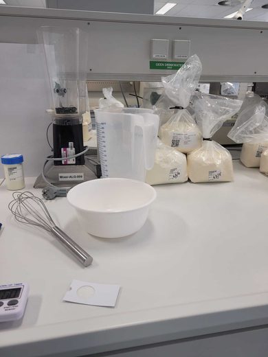 Ontwikkeling White melkpoeder